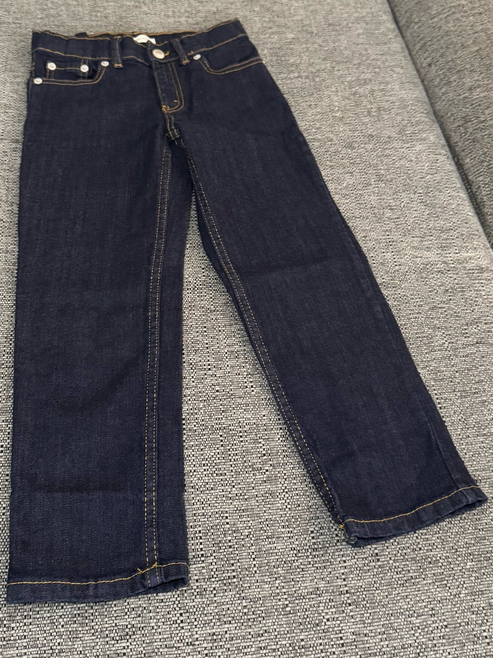 Levi's Kids Dark Blue Straight Jeans